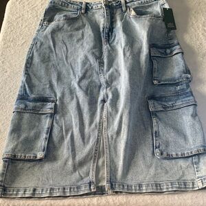 Wild Fable Light Blue Denim Maxi Skirt